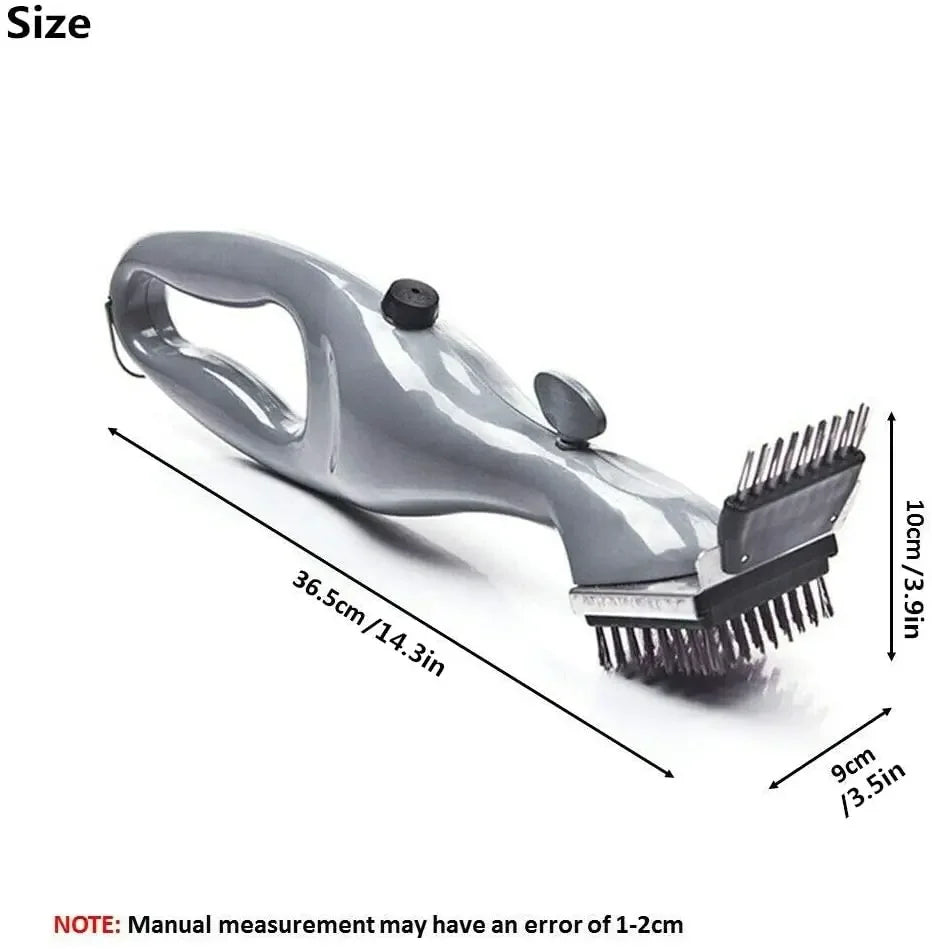 Barbecue Grill Steam Cleaning Brushes BBQ Water Spray Cleaner Brush Grill Accessories Cooking Kitchen Tool Outdoor Grill Brush