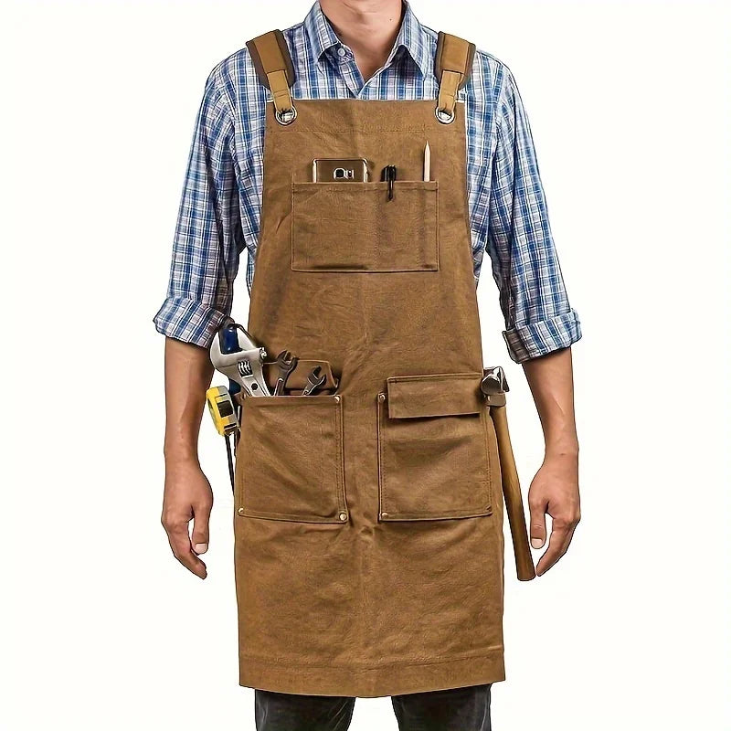 Good Thickened High Quality Cotton Canvas Summer Waterproof Apron