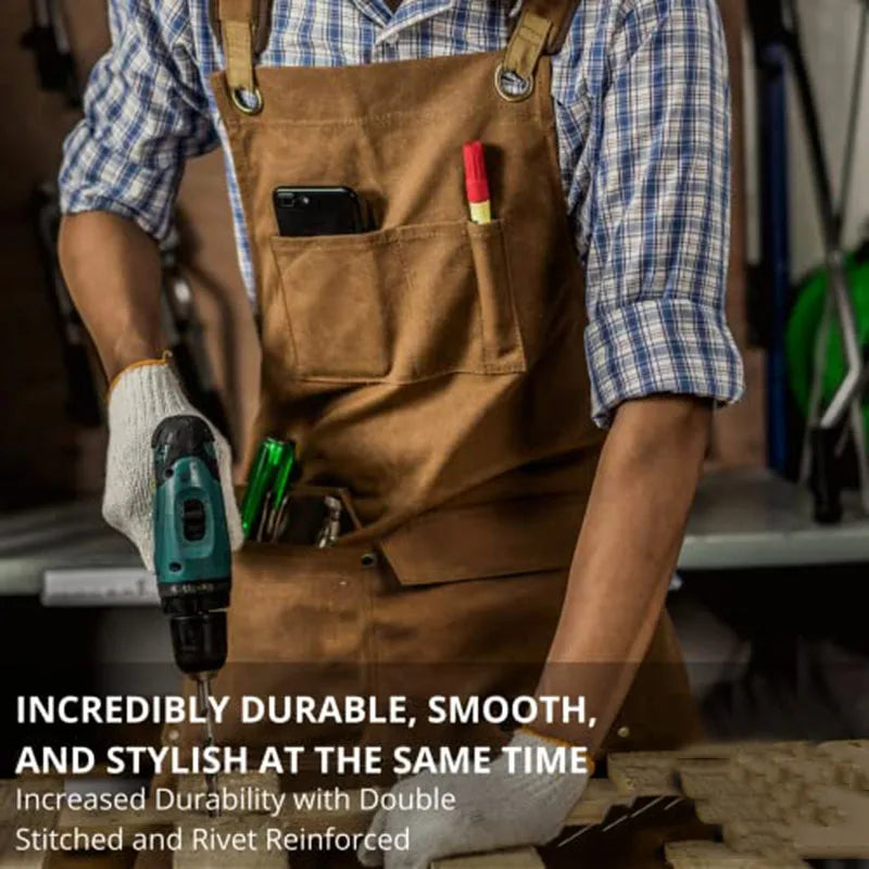Good Thickened High Quality Cotton Canvas Summer Waterproof Apron