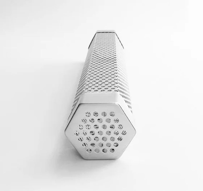 Round BBQ Grill Hot Cold Smoking Mesh Tube Smoke Generator Steel Pellet Smoker 15Cm 30Cm