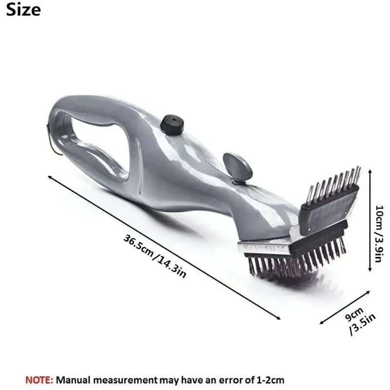 Barbecue Grill Steam Cleaning Brushes BBQ Water Spray Cleaner Brush Grill Accessories Cooking Kitchen Tool Outdoor Grill Brush