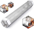 Pellet Smoker Tube for Grilling, 12 Inches Premium Stainless Steel BBQ Wood Pellet Tube Smoker for Gas Charcoal Electric Grill or Smokers, Hexagonal