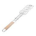 Grilling Basket Metal Mesh Barbecue Sausage Grilling Rack Net Picnic Camping BBQ Net Home Kitchen Barbecue Grilling Accessories